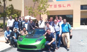 IESE Meets The Valley group at Tesla